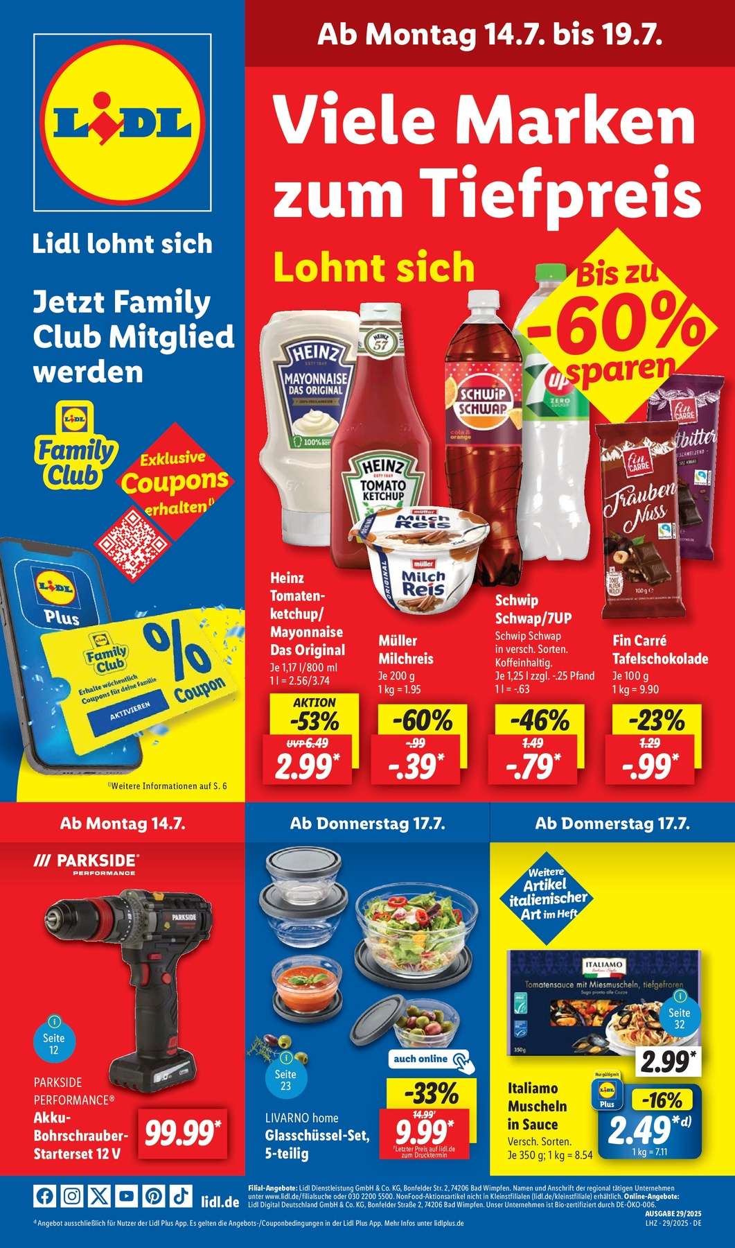 Lidl Aktueller Prospekt ab Montag Prospekt Vorschau