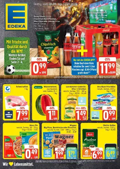 Edeka Prospekt ab Montag - Schleswig - Holstein Prospekt Vorschau