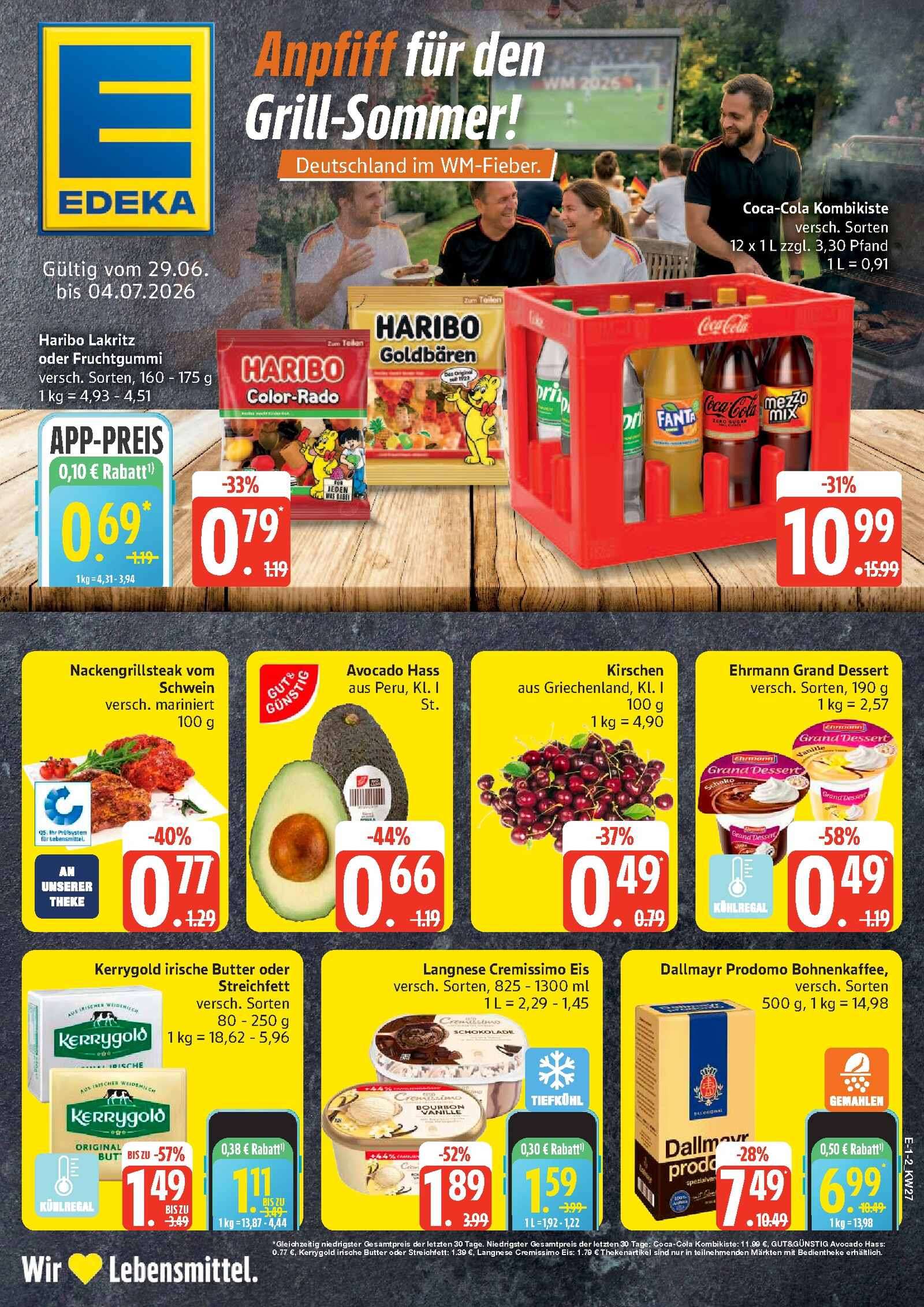 Edeka Prospekt ab Montag - Schleswig - Holstein Prospekt Vorschau