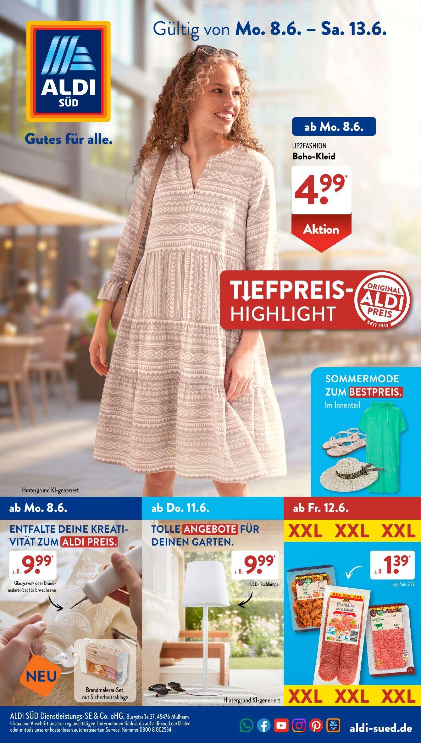 Aldi Aldi Süd Prospekt ab Montag Prospekt Vorschau