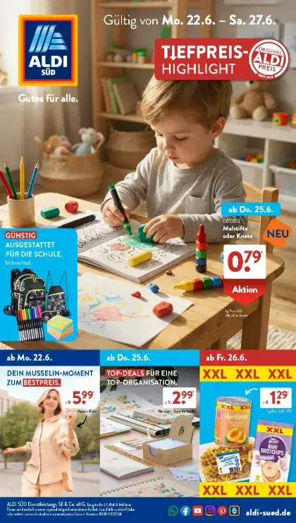 Aldi Aldi Süd Prospekt ab Montag Prospekt Vorschau