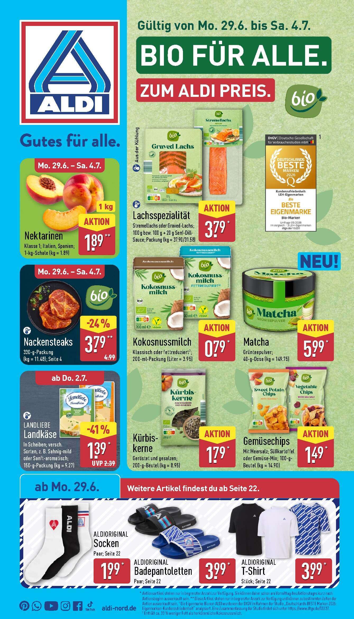Aldi Aldi Nord Prospekt ab Montag Prospekt Vorschau