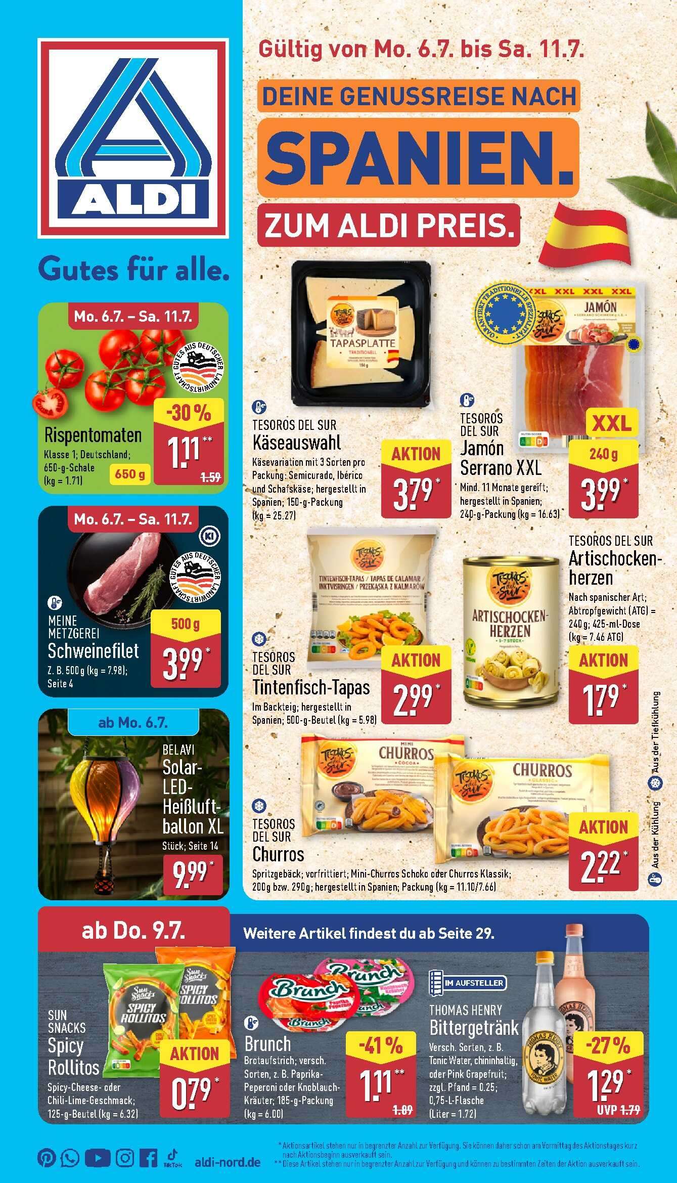 Aldi Aldi Nord Prospekt ab Montag Prospekt Vorschau