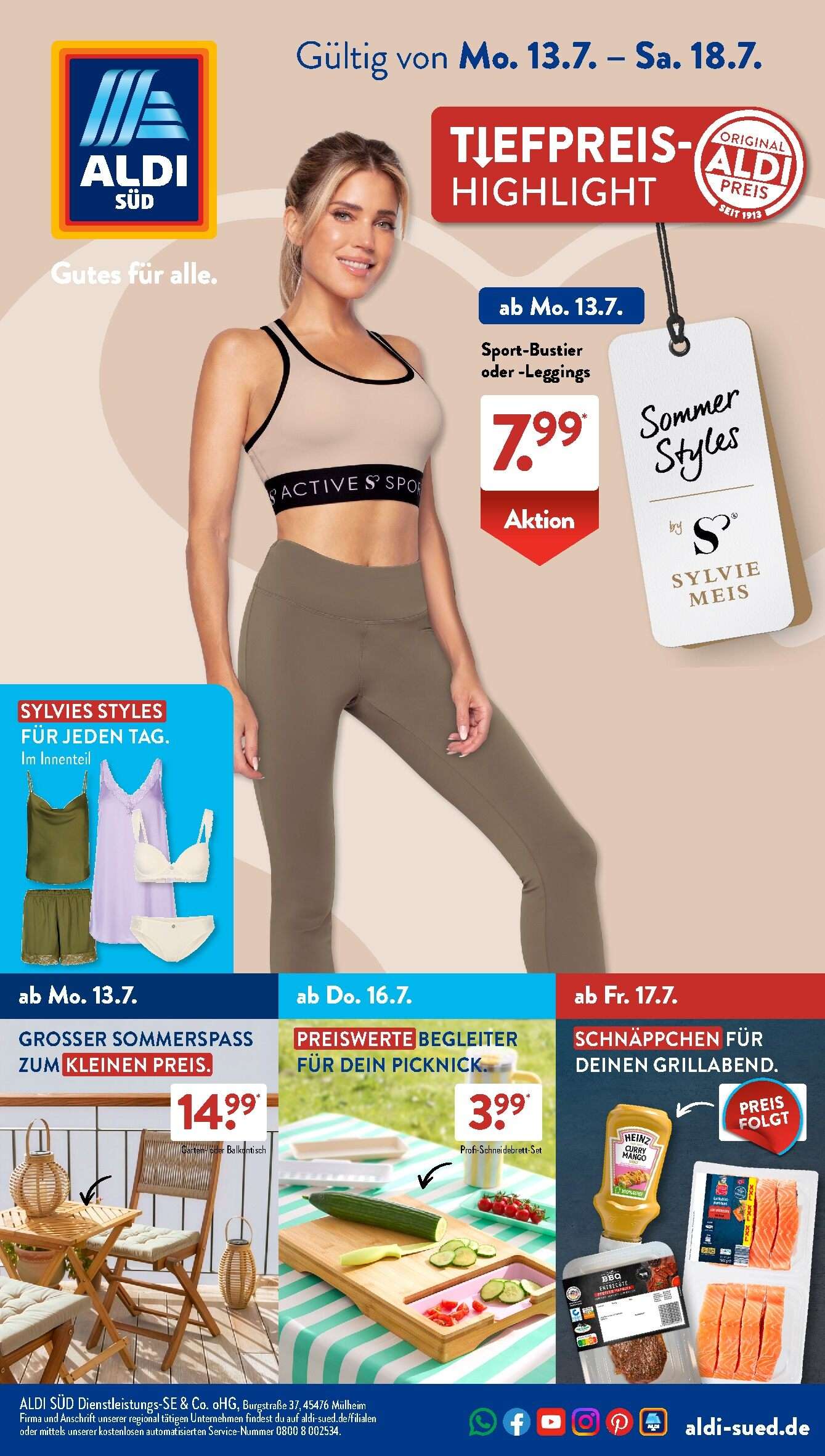 Aldi Aldi Süd Prospekt ab Montag Prospekt Vorschau