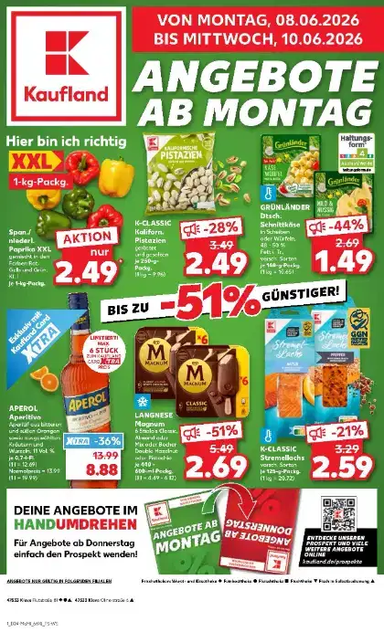 Kaufland Aktueller Prospekt ab Montag Prospekt Vorschau
