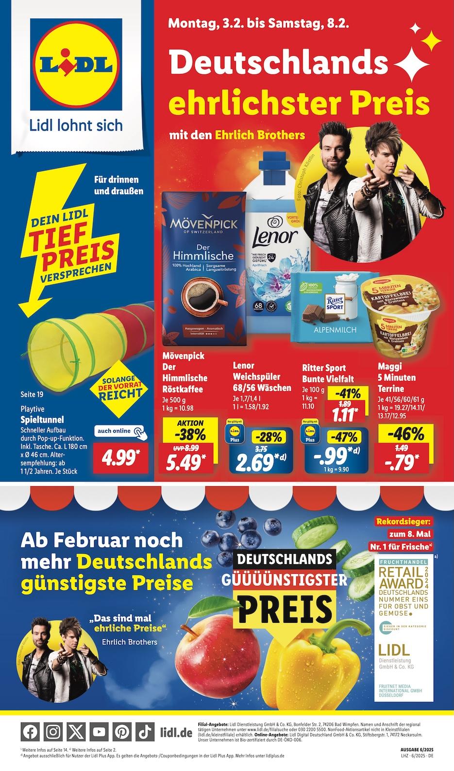Lidl Aktueller Prospekt ab Montag Seite 1