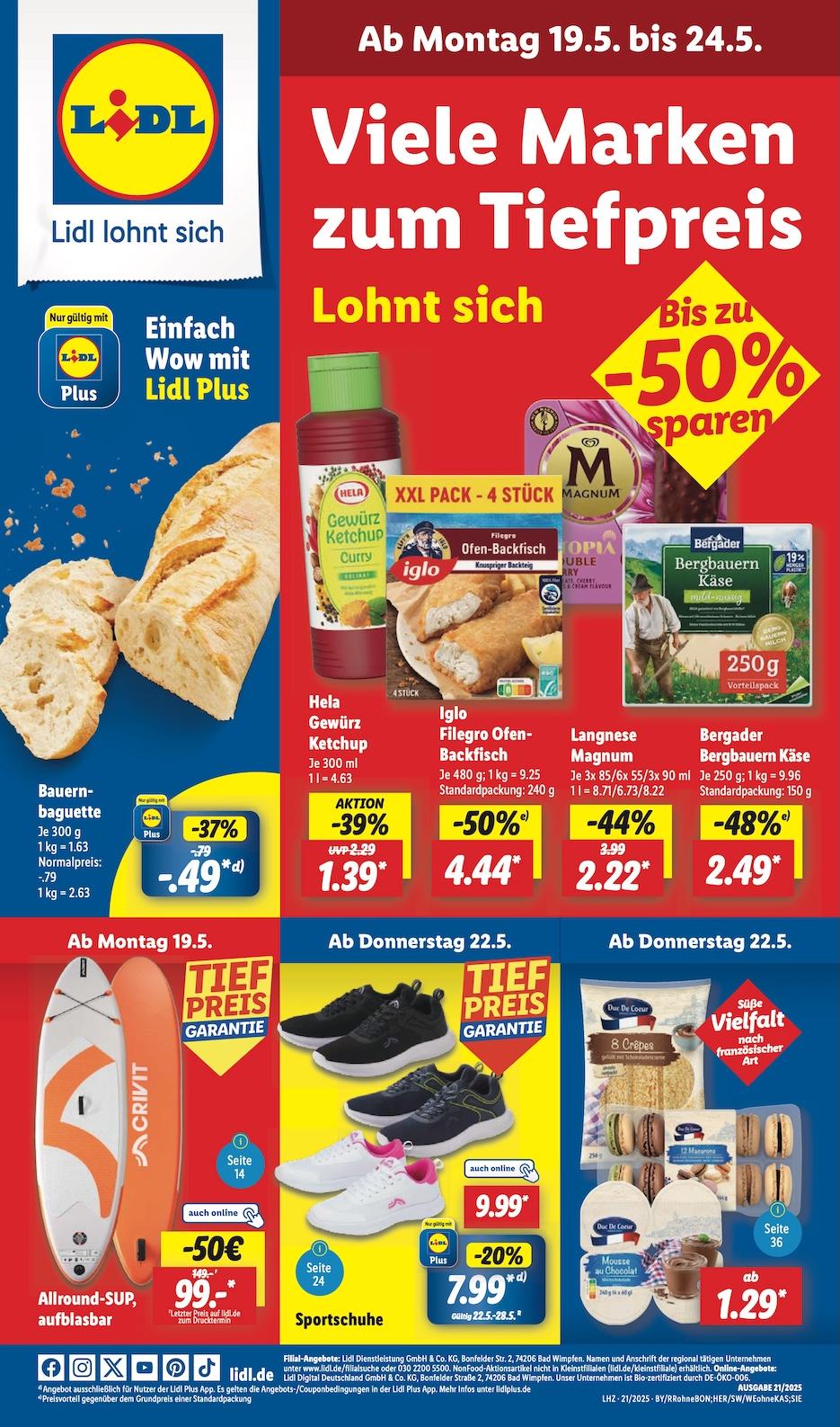 Page 1 of leaflet Aktueller Prospekt ab Montag