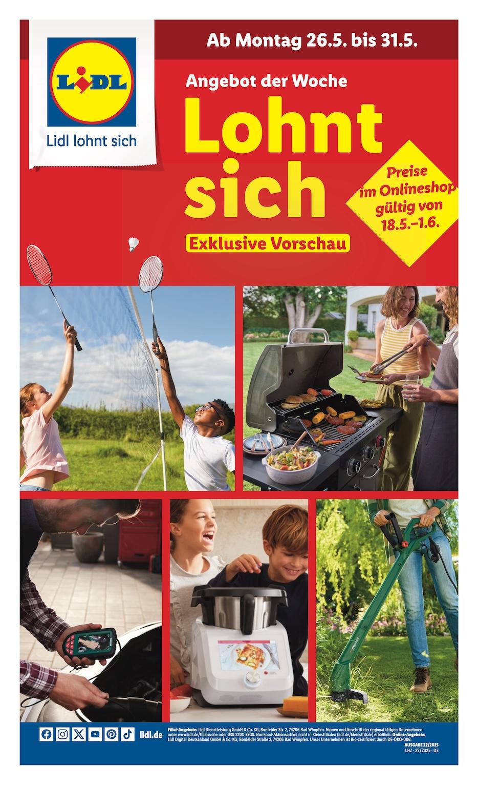 Page 1 of leaflet Exklusive Vorschau