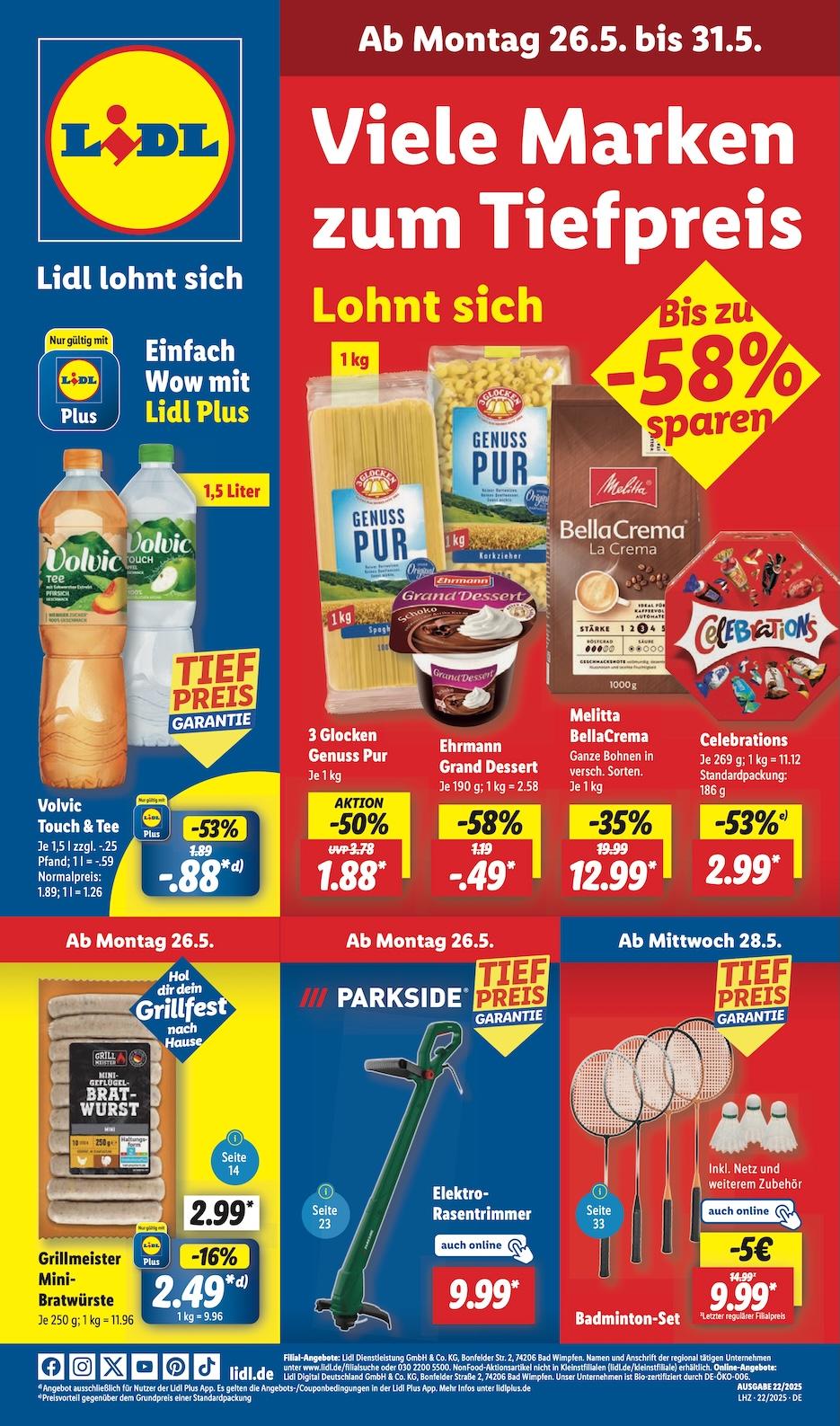 Page 1 of leaflet Aktueller Prospekt ab Montag