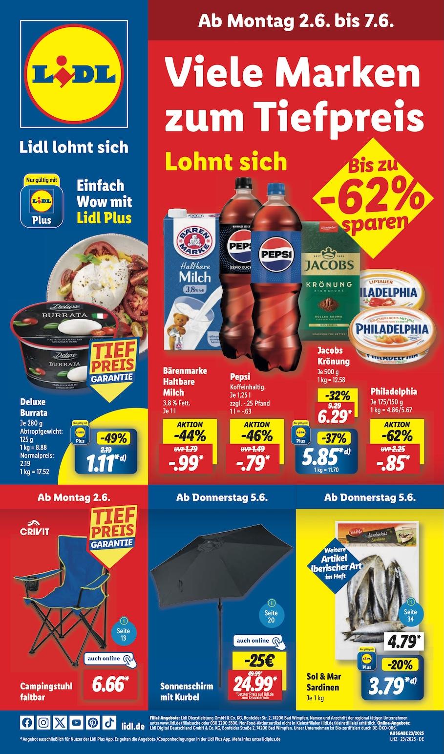 Page 1 of leaflet Aktueller Prospekt ab Montag