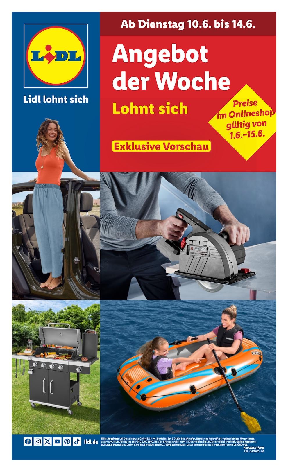 Page 1 of leaflet Exklusive Vorschau