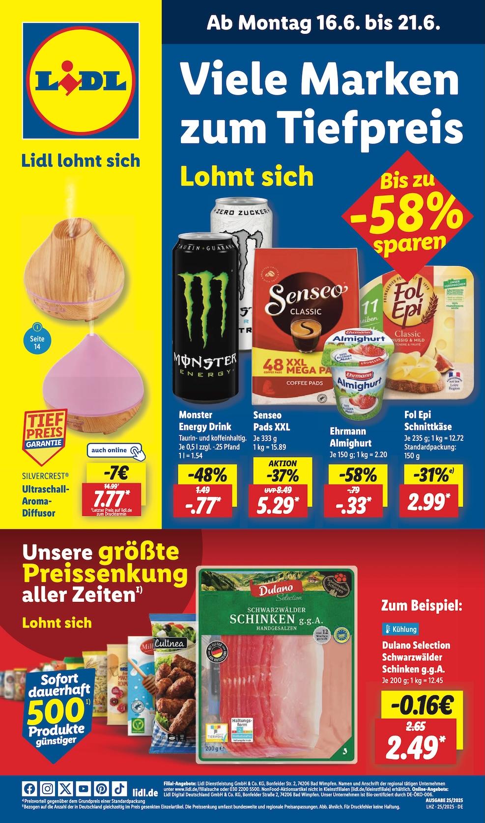 Page 1 of leaflet Aktueller Prospekt ab Montag