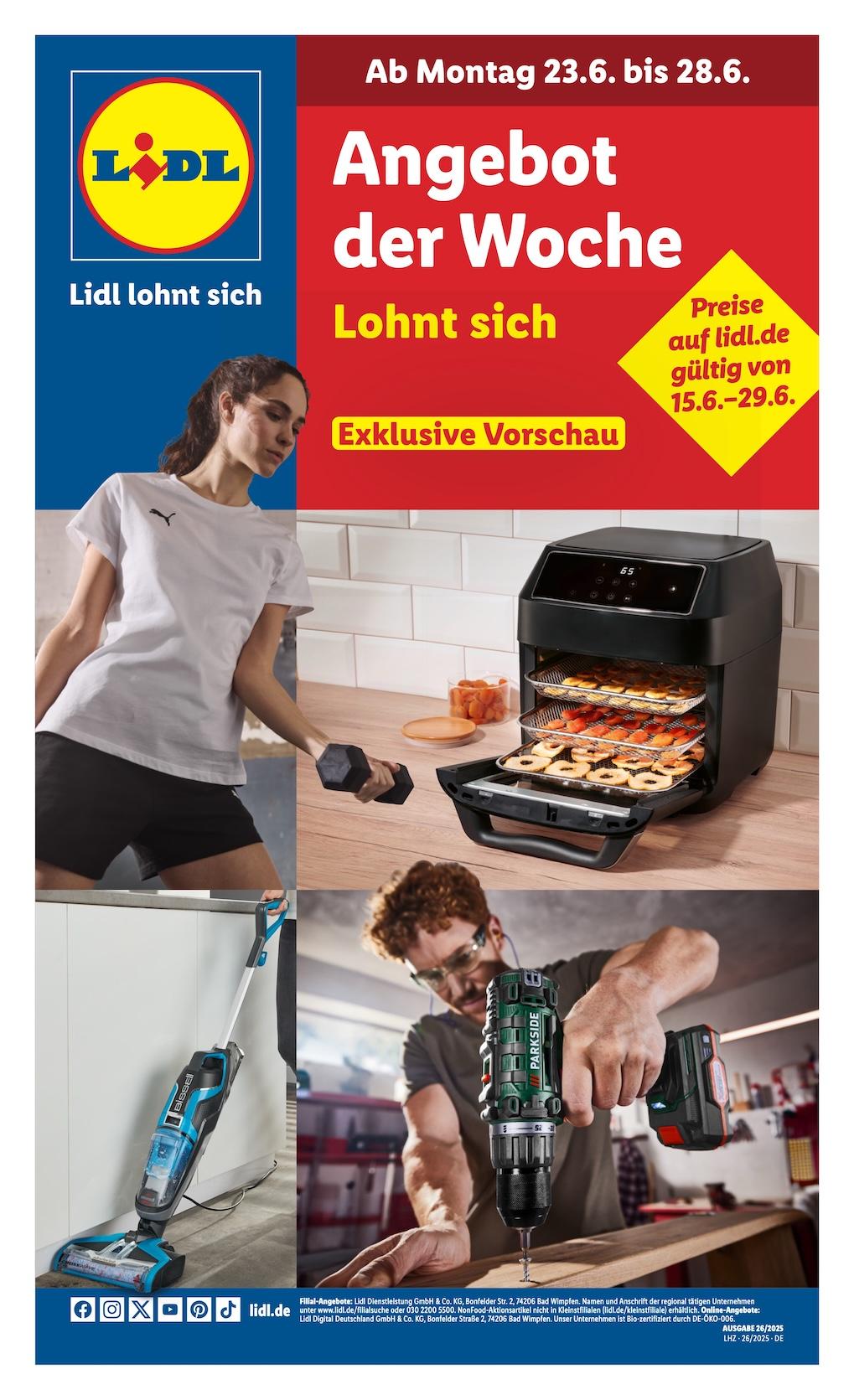 Page 1 of leaflet Exklusive Vorschau