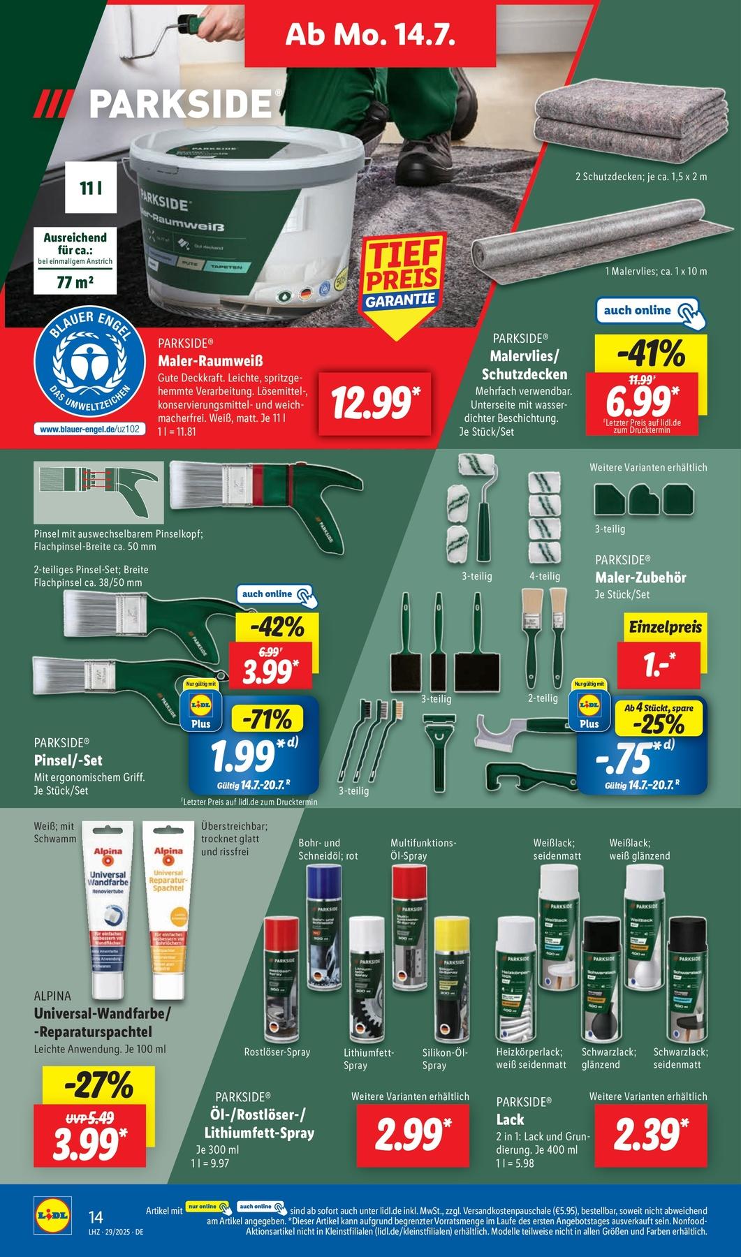 Lidl Aktueller Prospekt ab Montag Seite 20