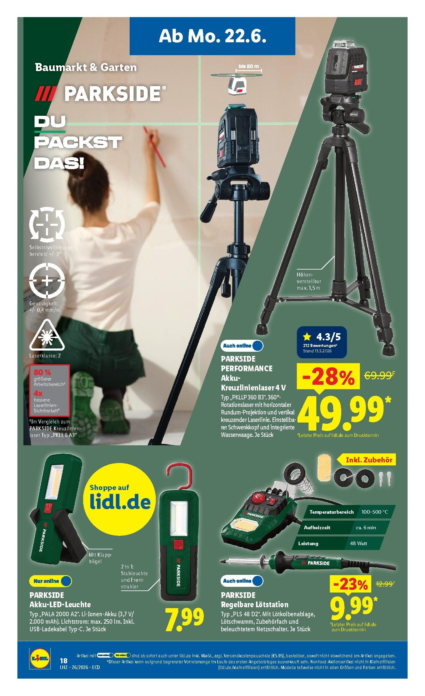 Lidl Aktueller Prospekt ab Montag Seite 16