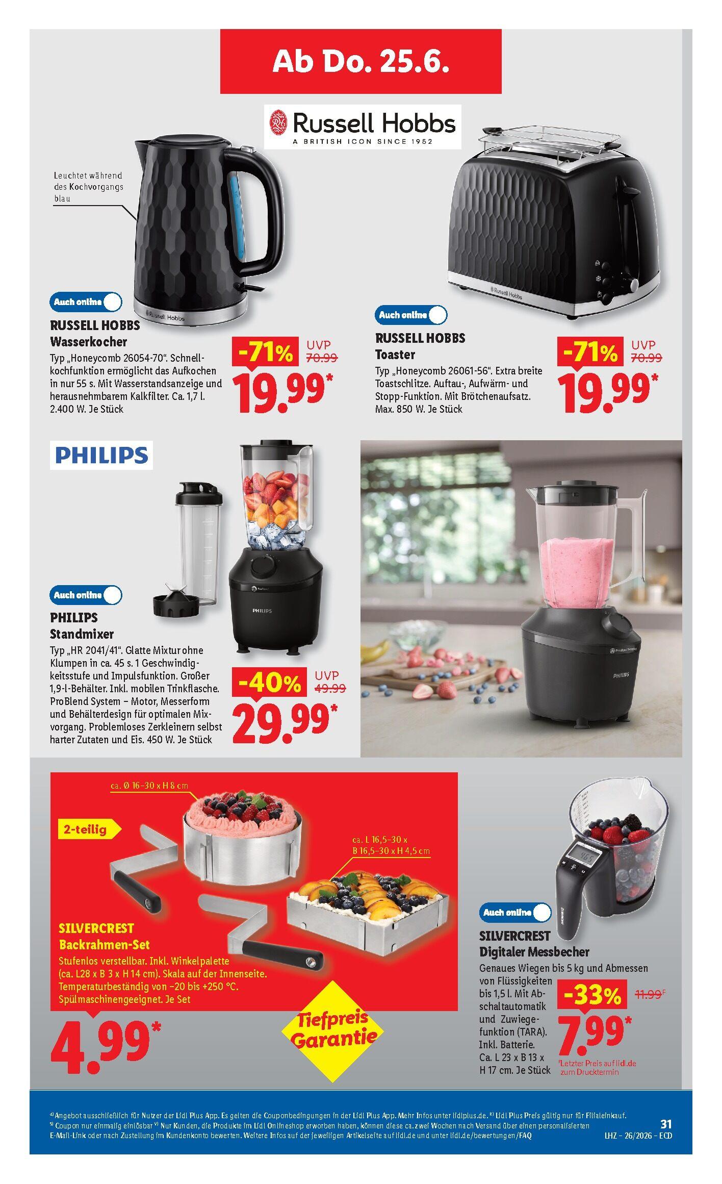 Lidl Aktueller Prospekt ab Montag Seite 31