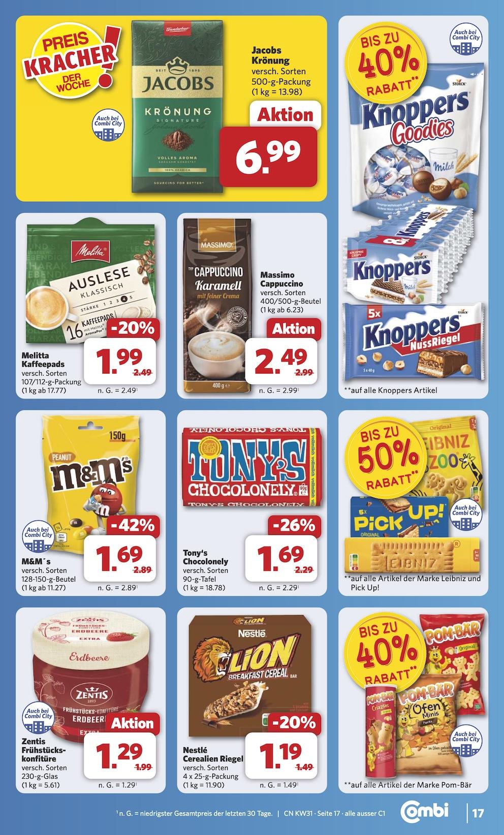 Combi Aktueller Prospekt ab Montag Seite 21