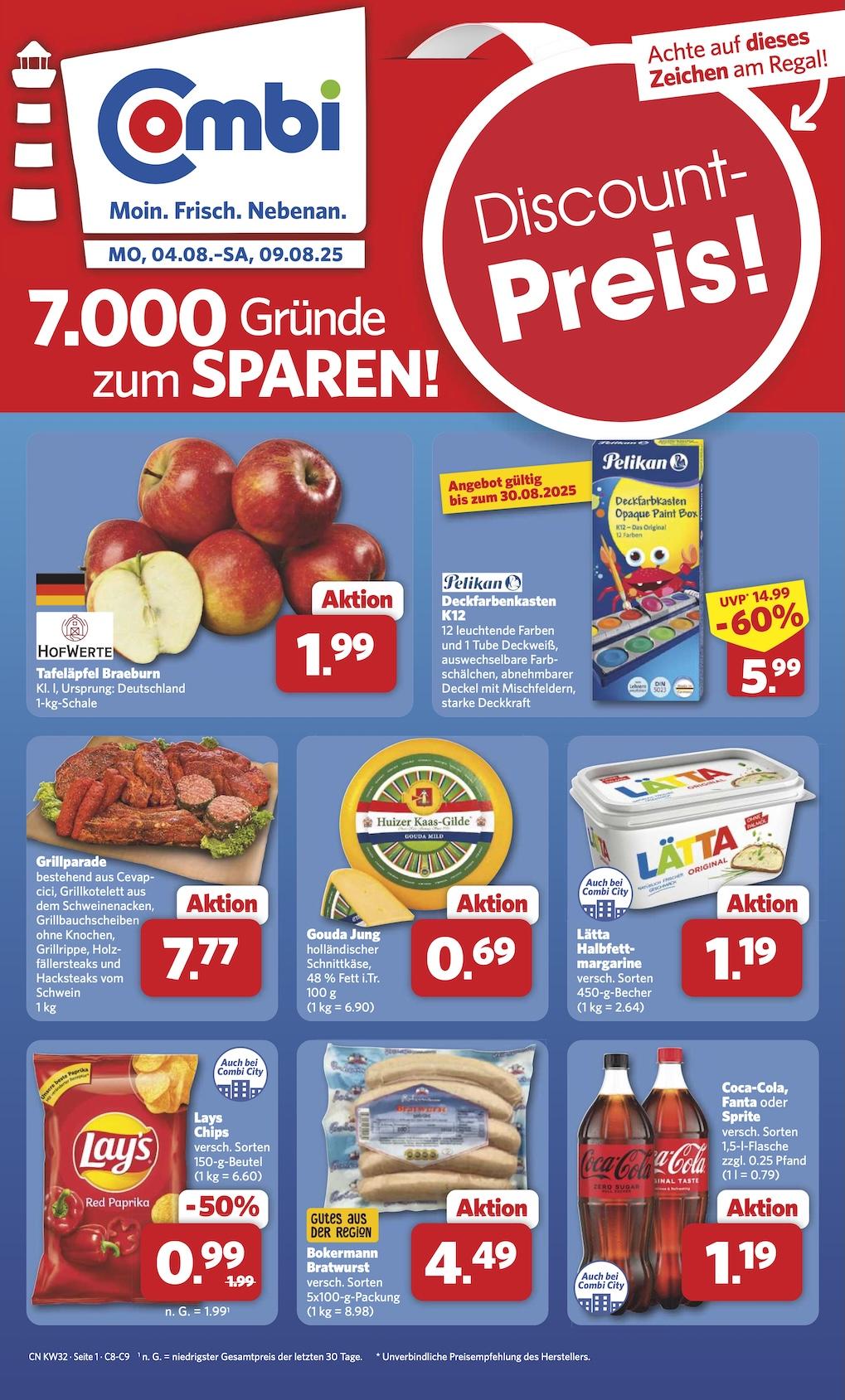 Combi Aktueller Prospekt ab Montag Seite 1