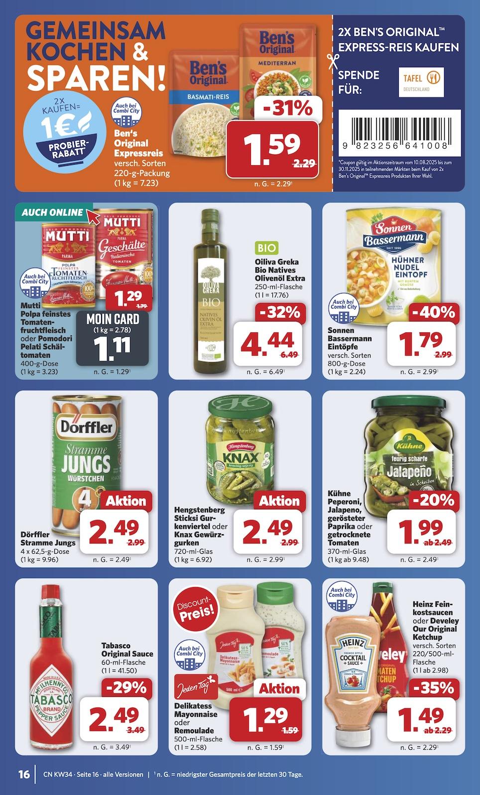 Combi Aktueller Prospekt ab Montag Seite 20