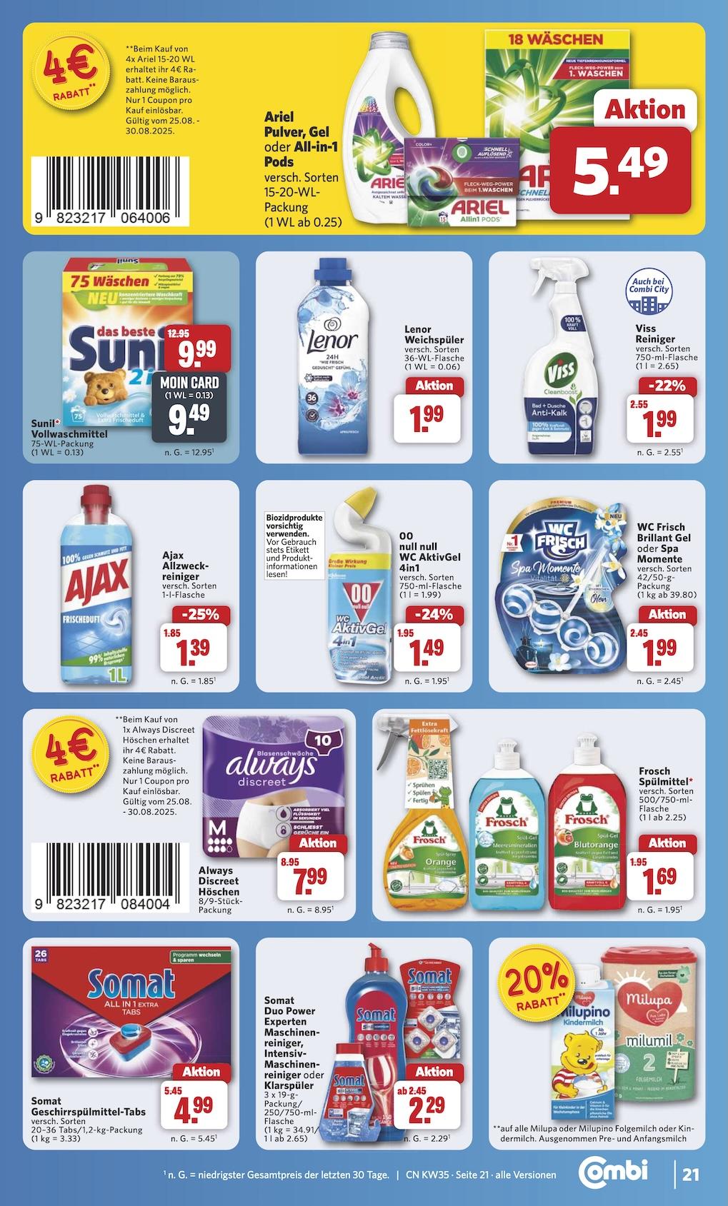 Combi Aktueller Prospekt ab Montag Seite 28