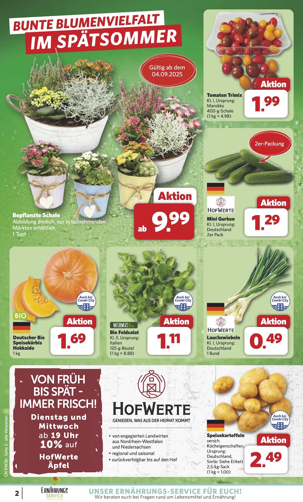 Combi Aktueller Prospekt ab Montag Seite 2