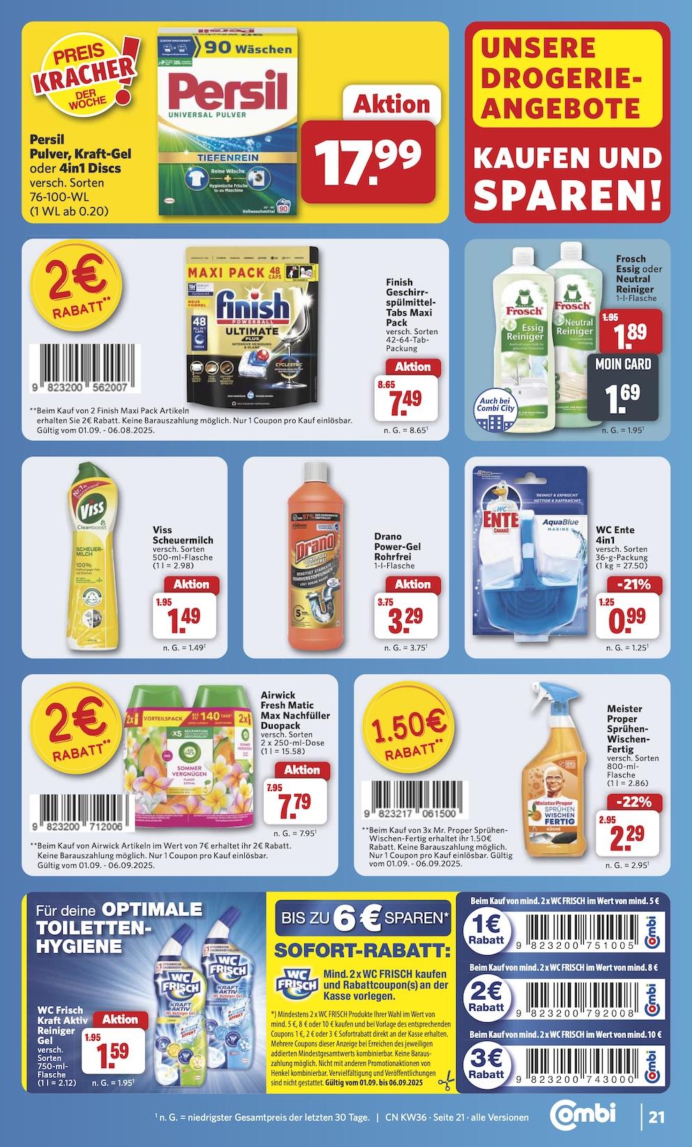 Combi Aktueller Prospekt ab Montag Seite 29