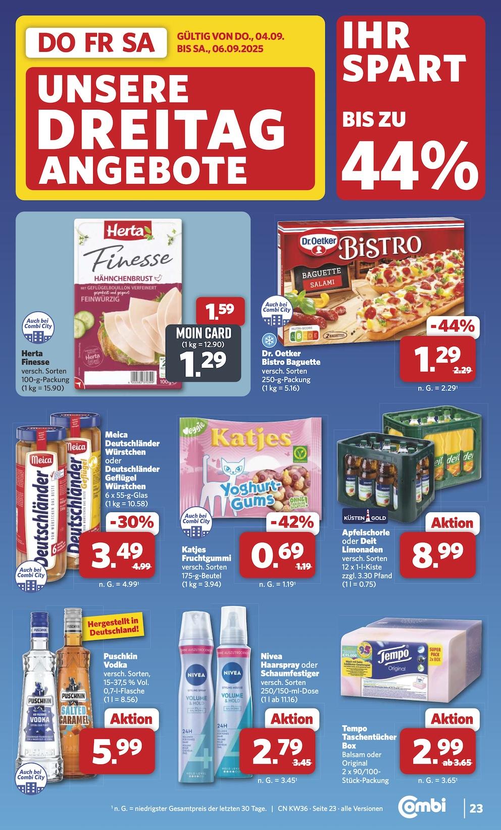 Combi Aktueller Prospekt ab Montag Seite 33