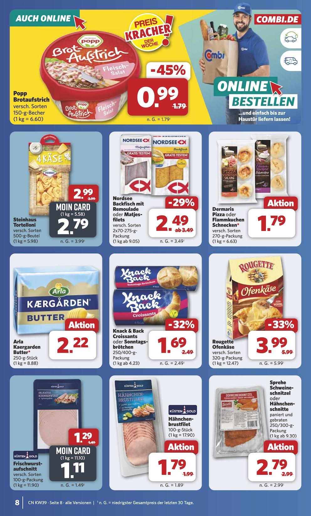 Combi Aktueller Prospekt ab Montag Seite 8