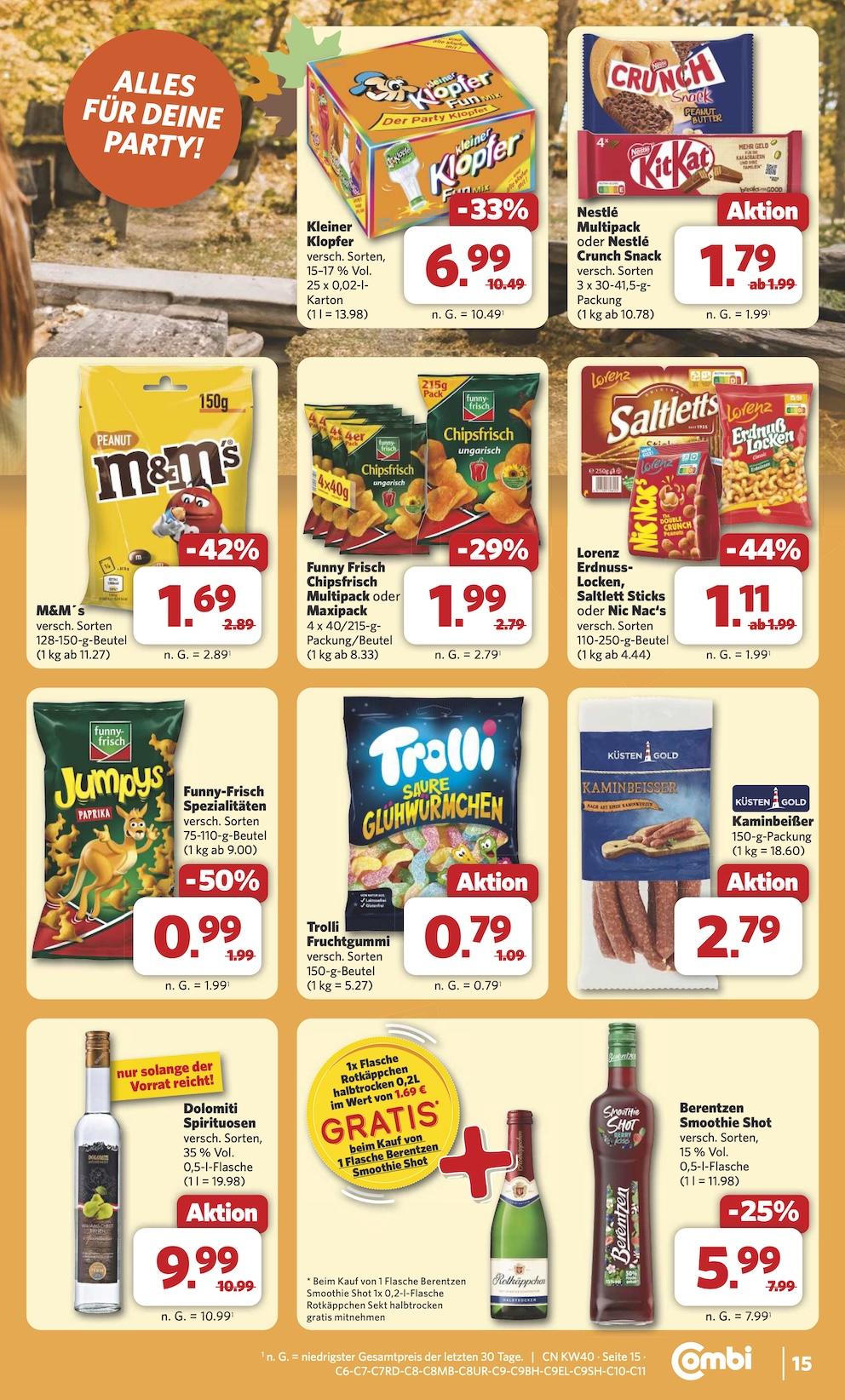 Combi Aktueller Prospekt ab Montag Seite 17
