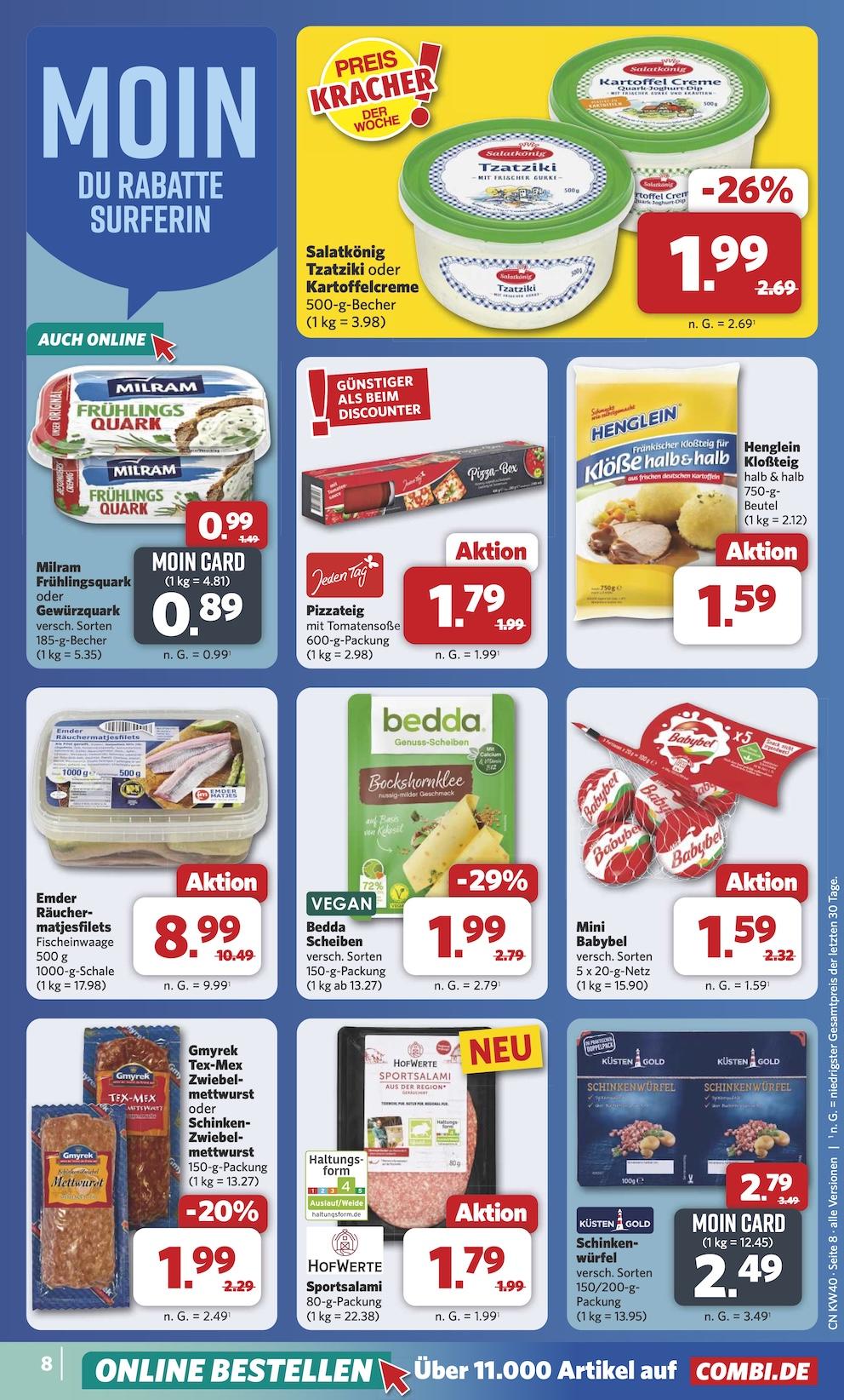 Combi Aktueller Prospekt ab Montag Seite 8