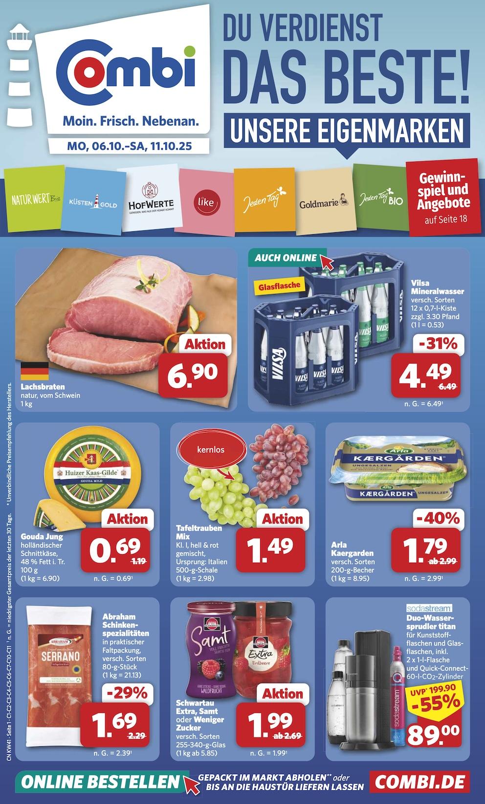 Combi Aktueller Prospekt ab Montag Seite 1