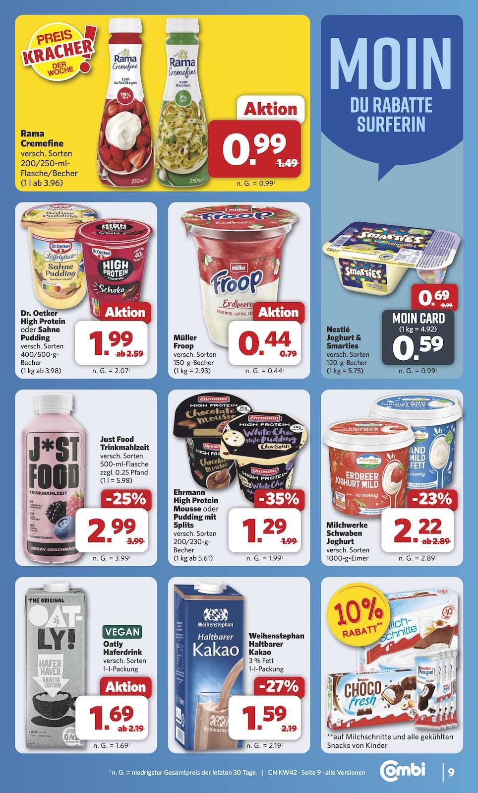 Combi Aktueller Prospekt ab Montag Seite 9