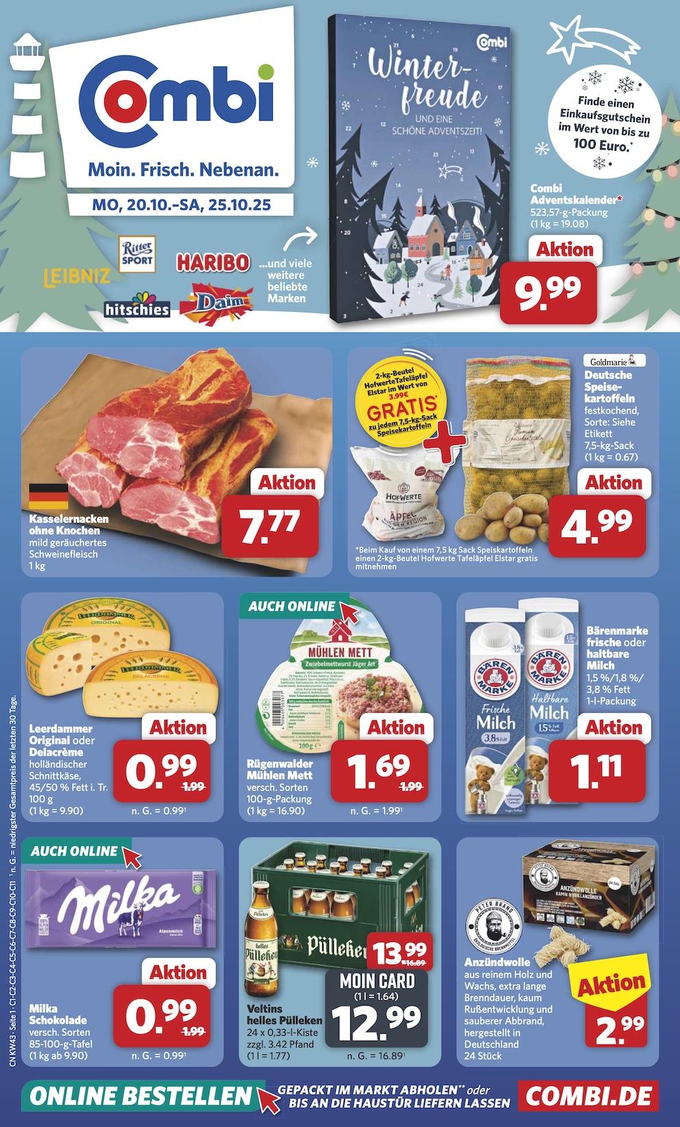 Combi Aktueller Prospekt ab Montag Seite 1
