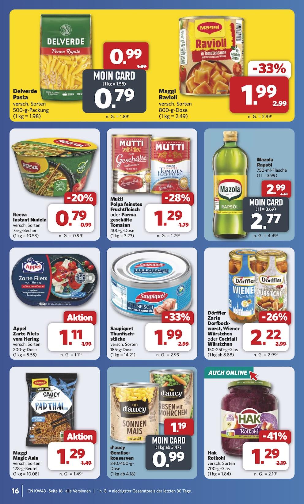 Combi Aktueller Prospekt ab Montag Seite 21