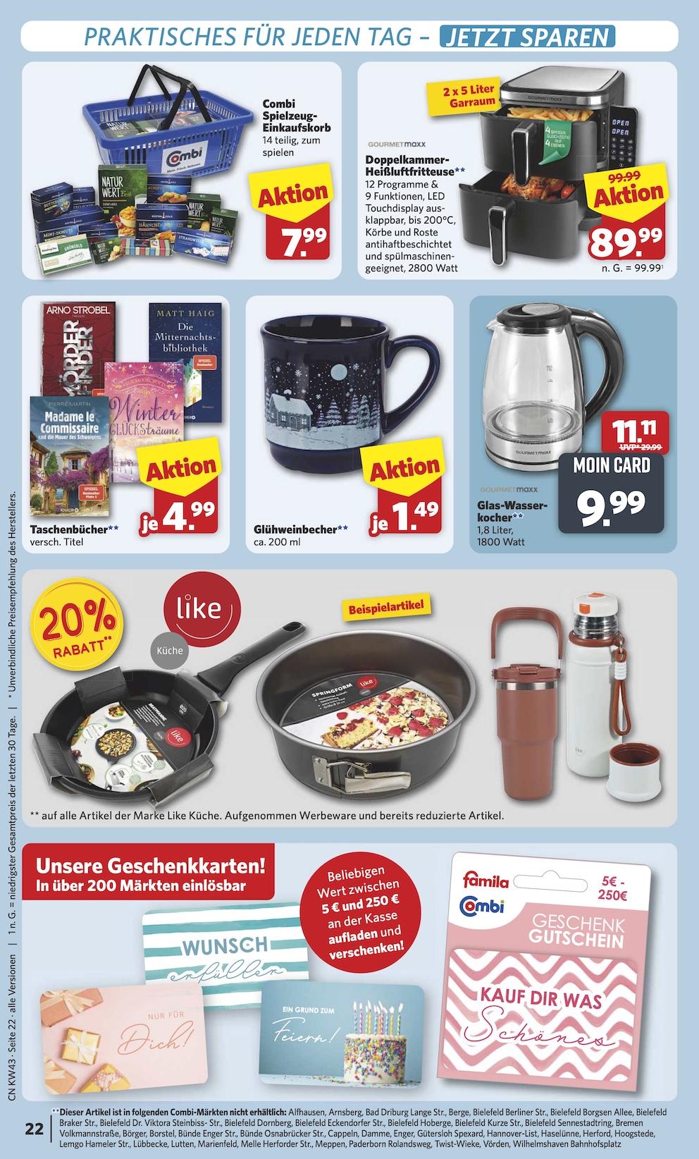 Combi Aktueller Prospekt ab Montag Seite 28