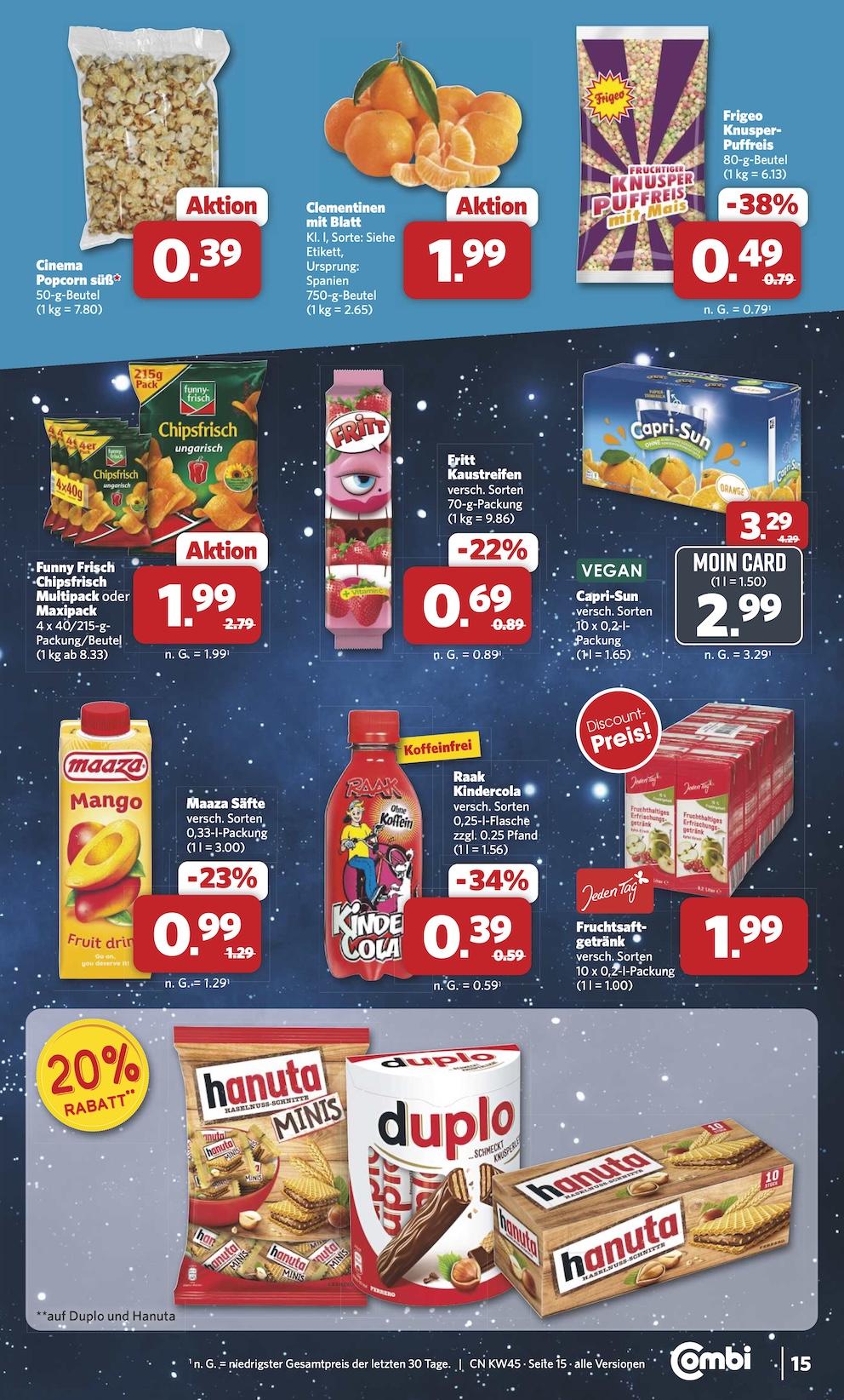 Combi Aktueller Prospekt ab Montag Seite 15