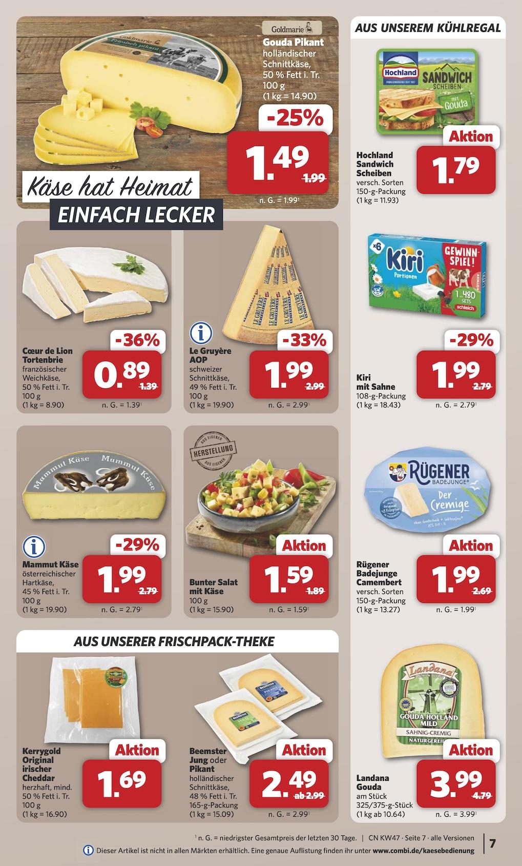 Combi Aktueller Prospekt ab Montag Seite 7