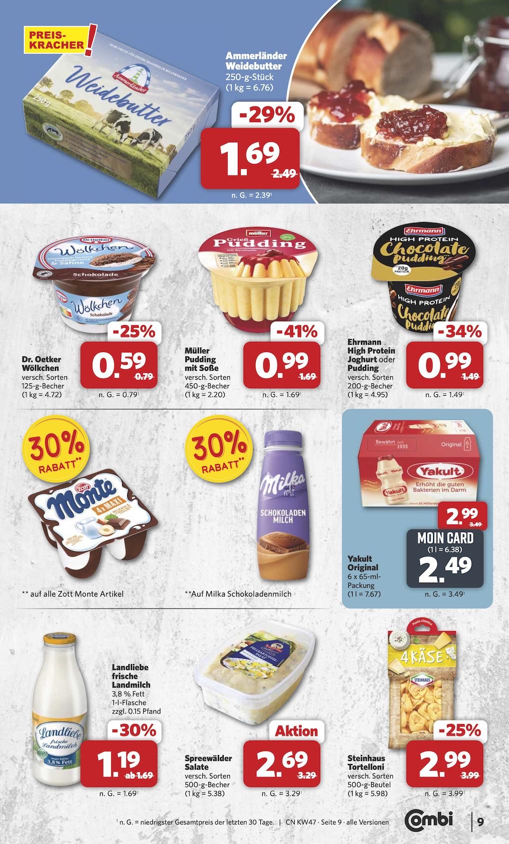 Combi Aktueller Prospekt ab Montag Seite 9