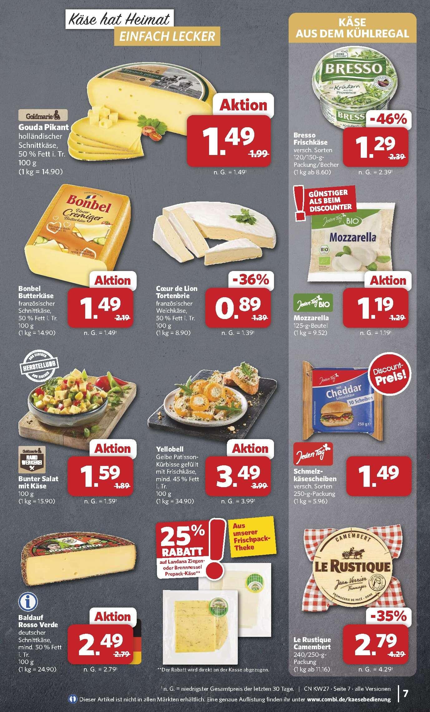 Combi Aktueller Prospekt ab Montag Seite 7