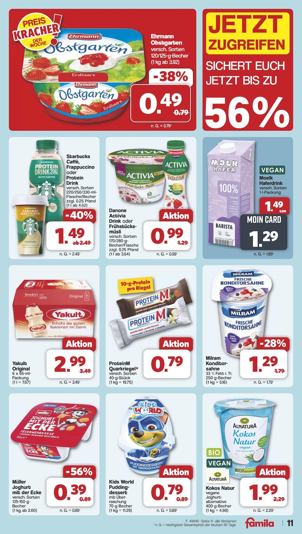 Famila Aktueller Prospekt ab Montag Seite 11