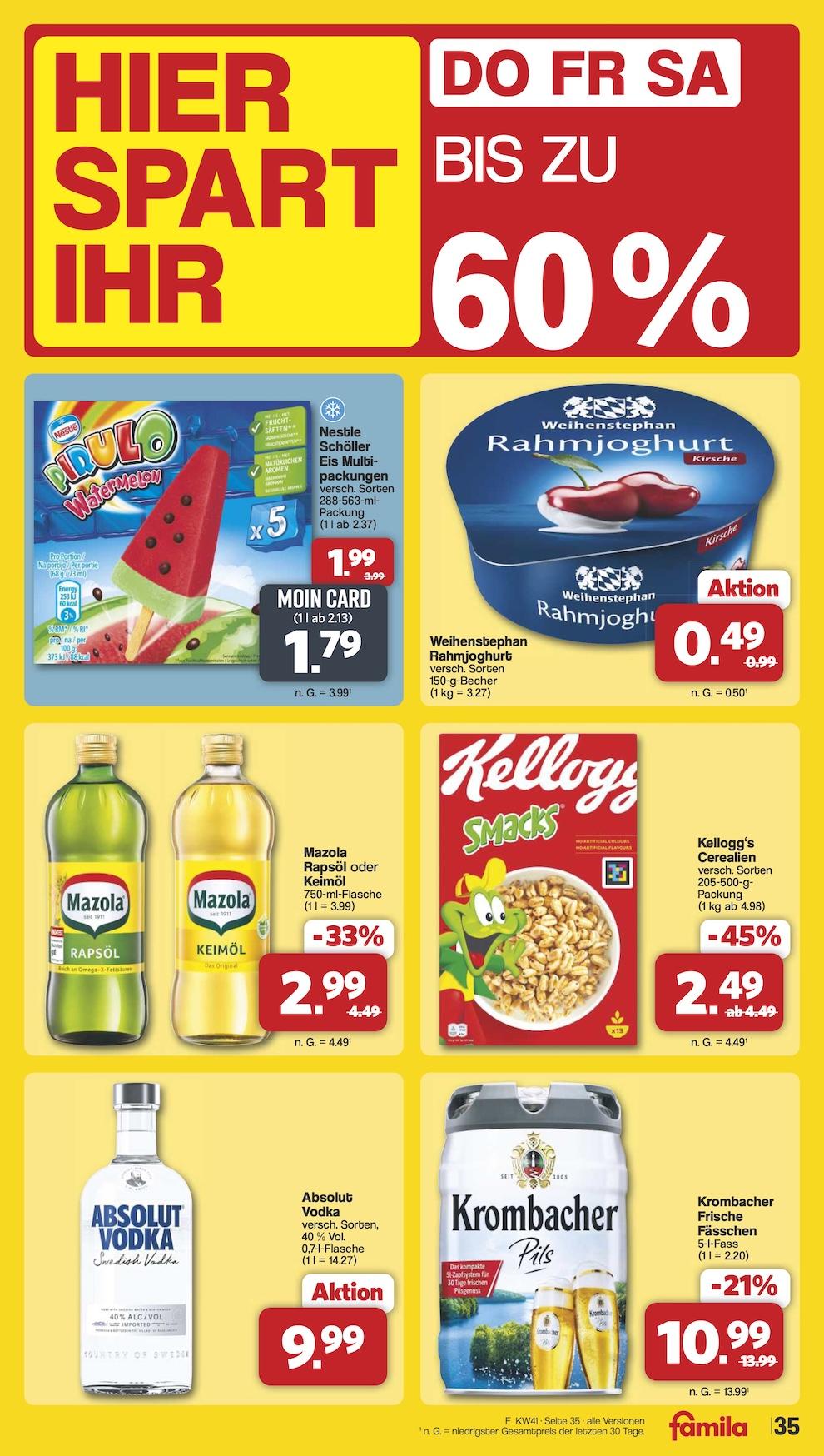Famila Aktueller Prospekt ab Montag Seite 38