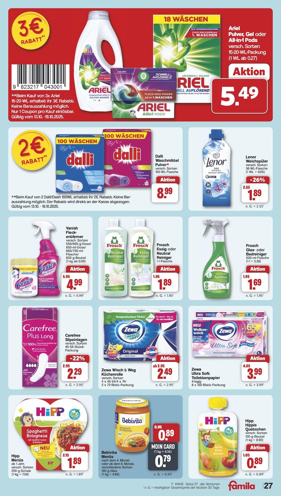 Famila Aktueller Prospekt ab Montag Seite 31