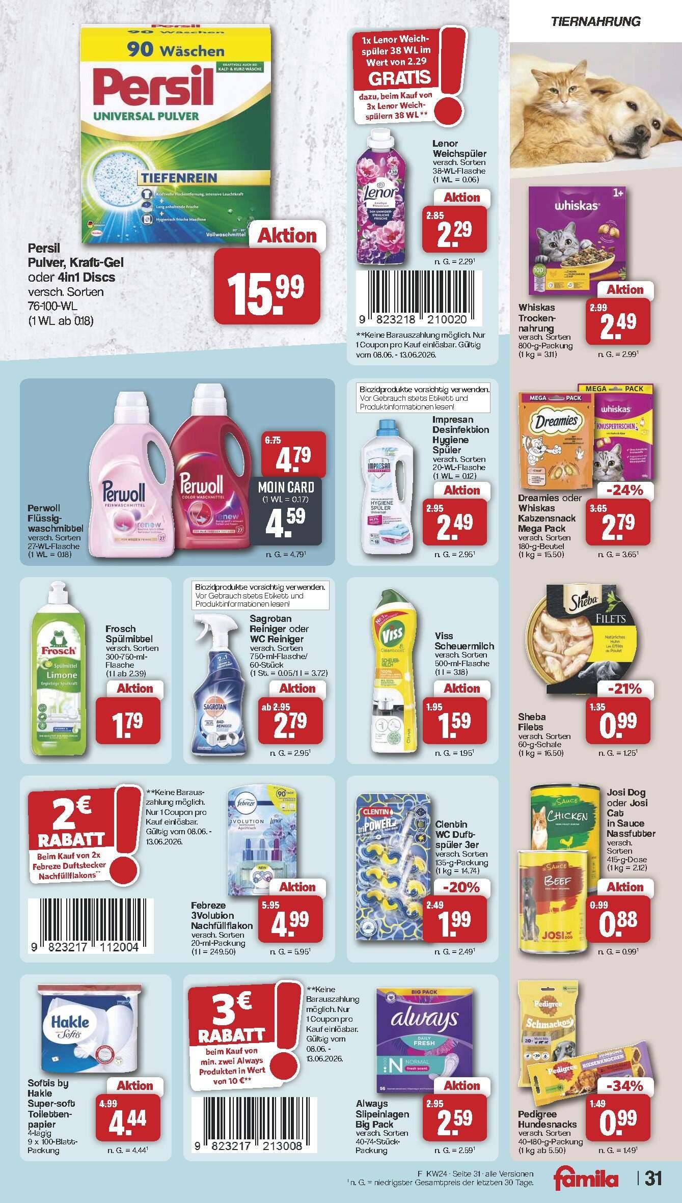Famila Aktueller Prospekt ab Montag Seite 33