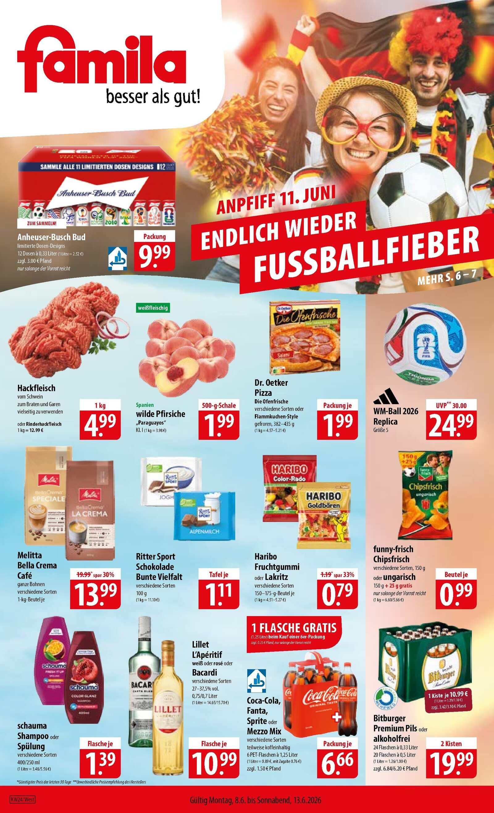 Famila Aktueller Prospekt ab Montag - Lübeck Seite 1