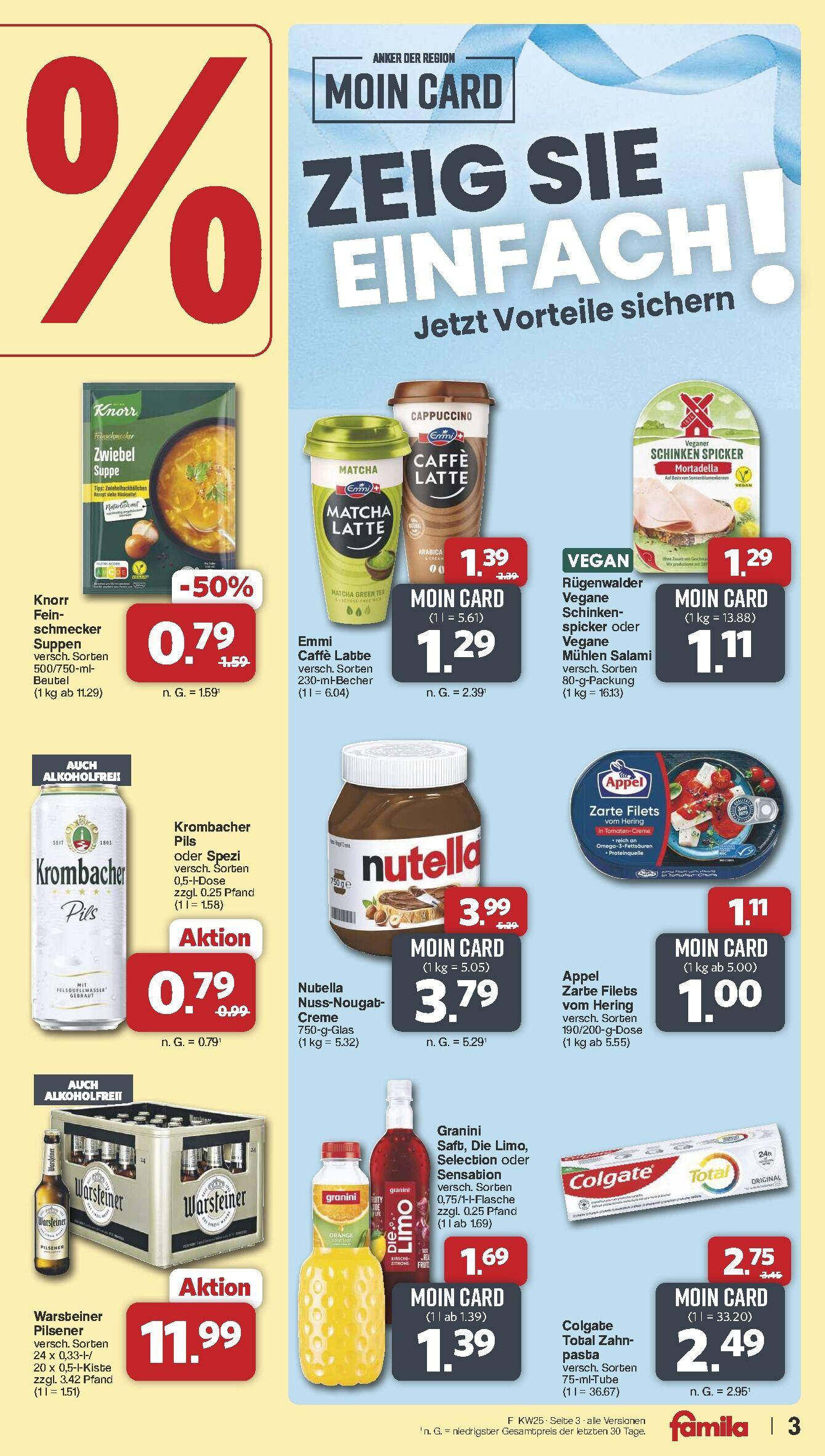 Famila Aktueller Prospekt ab Montag Seite 3