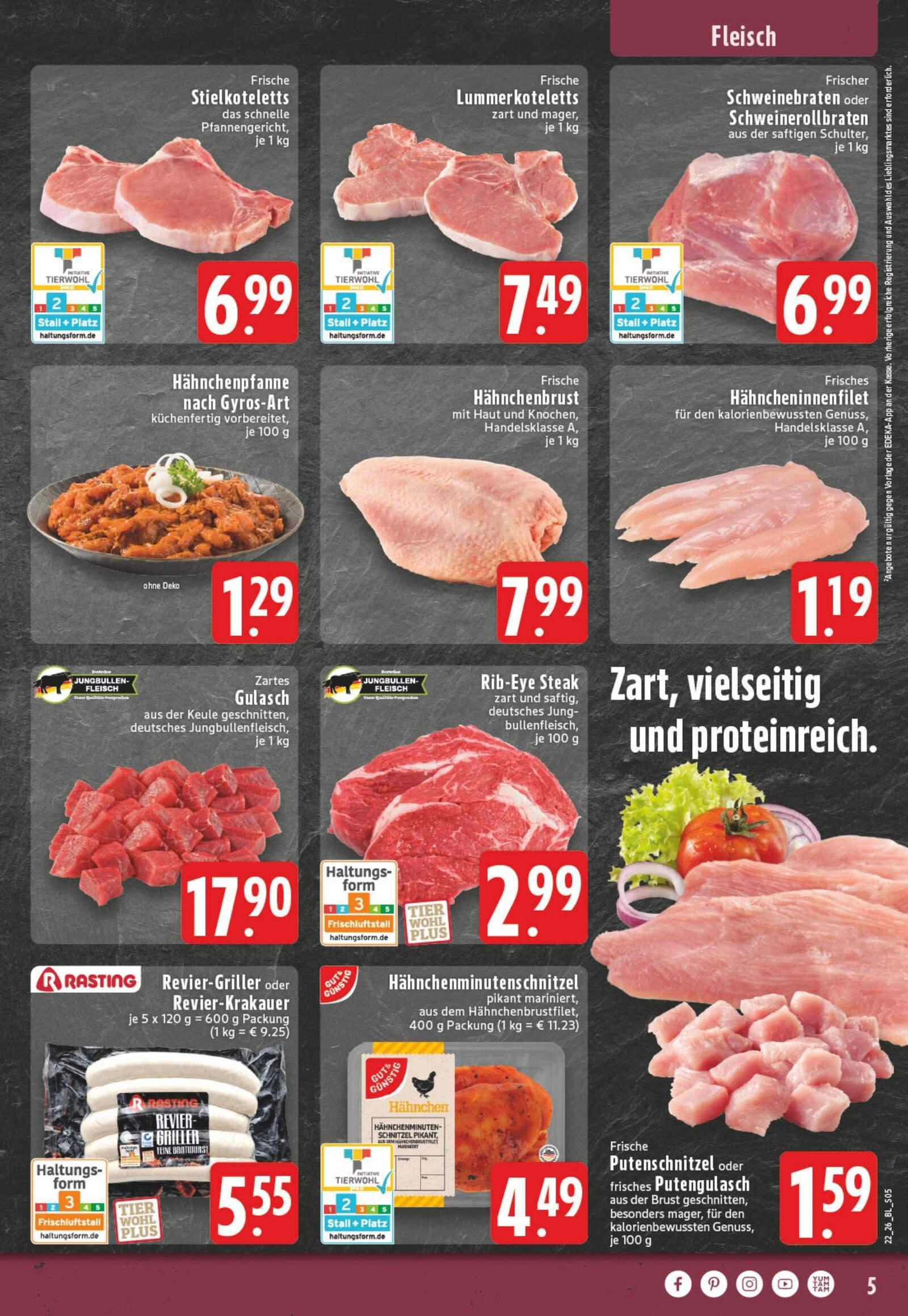 Edeka Prospekt ab Dienstag - Nordrhein-Westfalen Seite 21