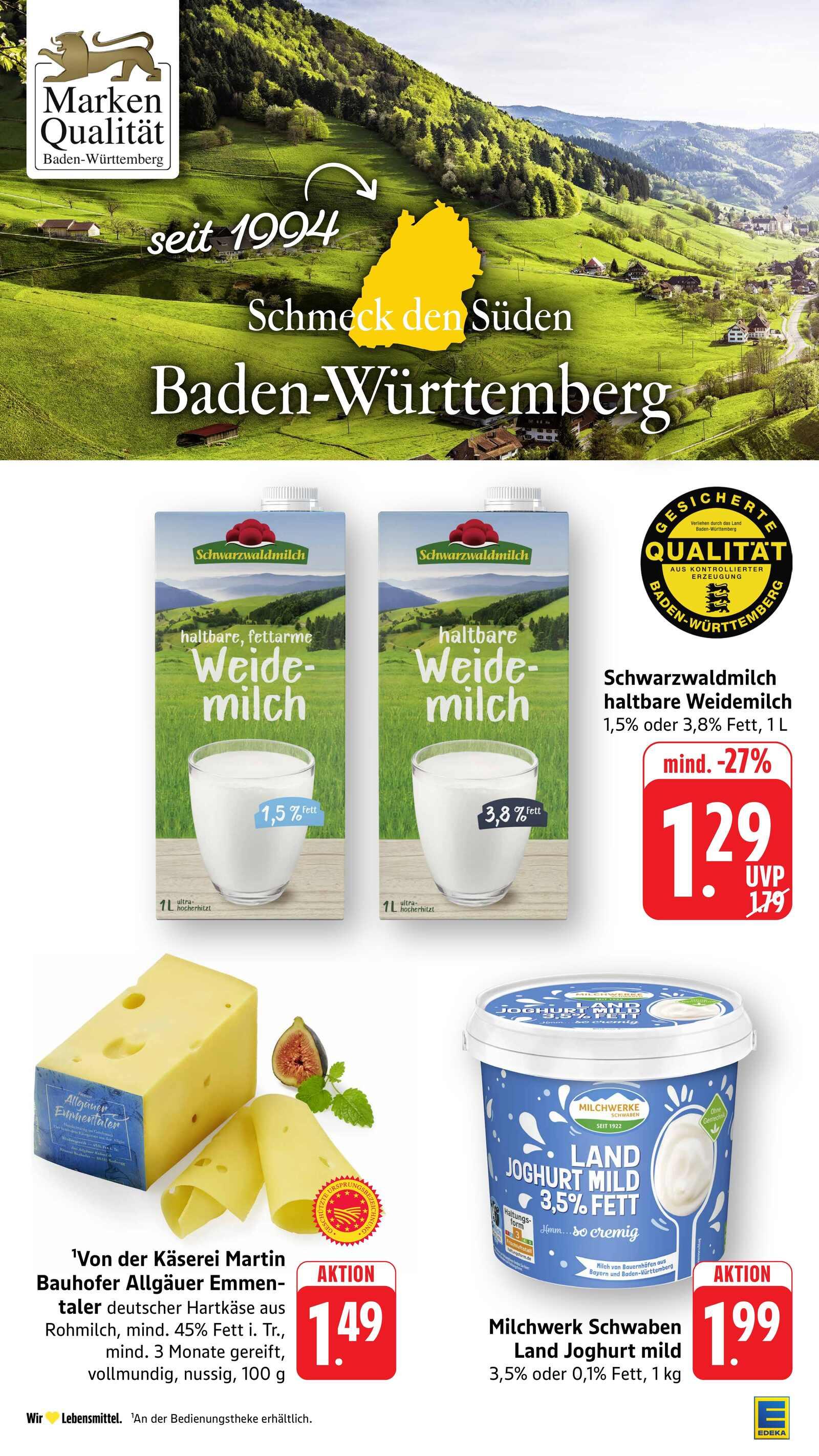 Edeka Prospekt ab Dienstag - Baden-Württemberg Seite 17