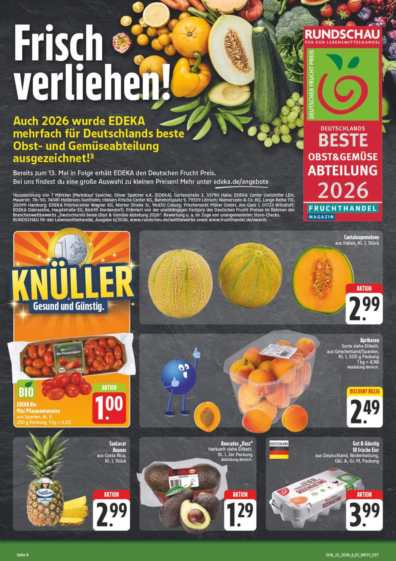 Edeka Prospekt ab Dienstag - Bayern Nord Seite 22