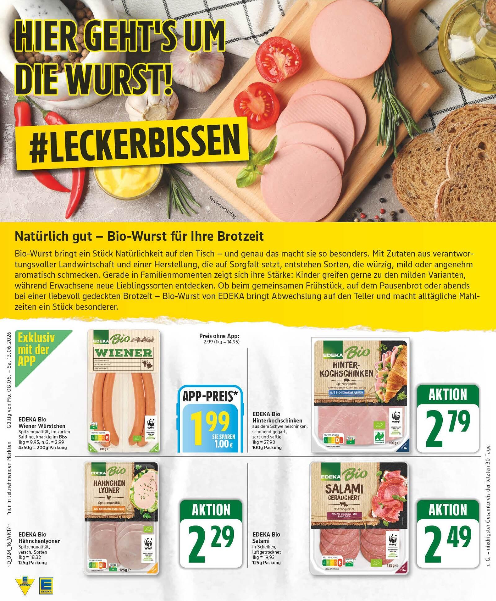 Edeka Prospekt ab Montag - Thüringen Seite 16