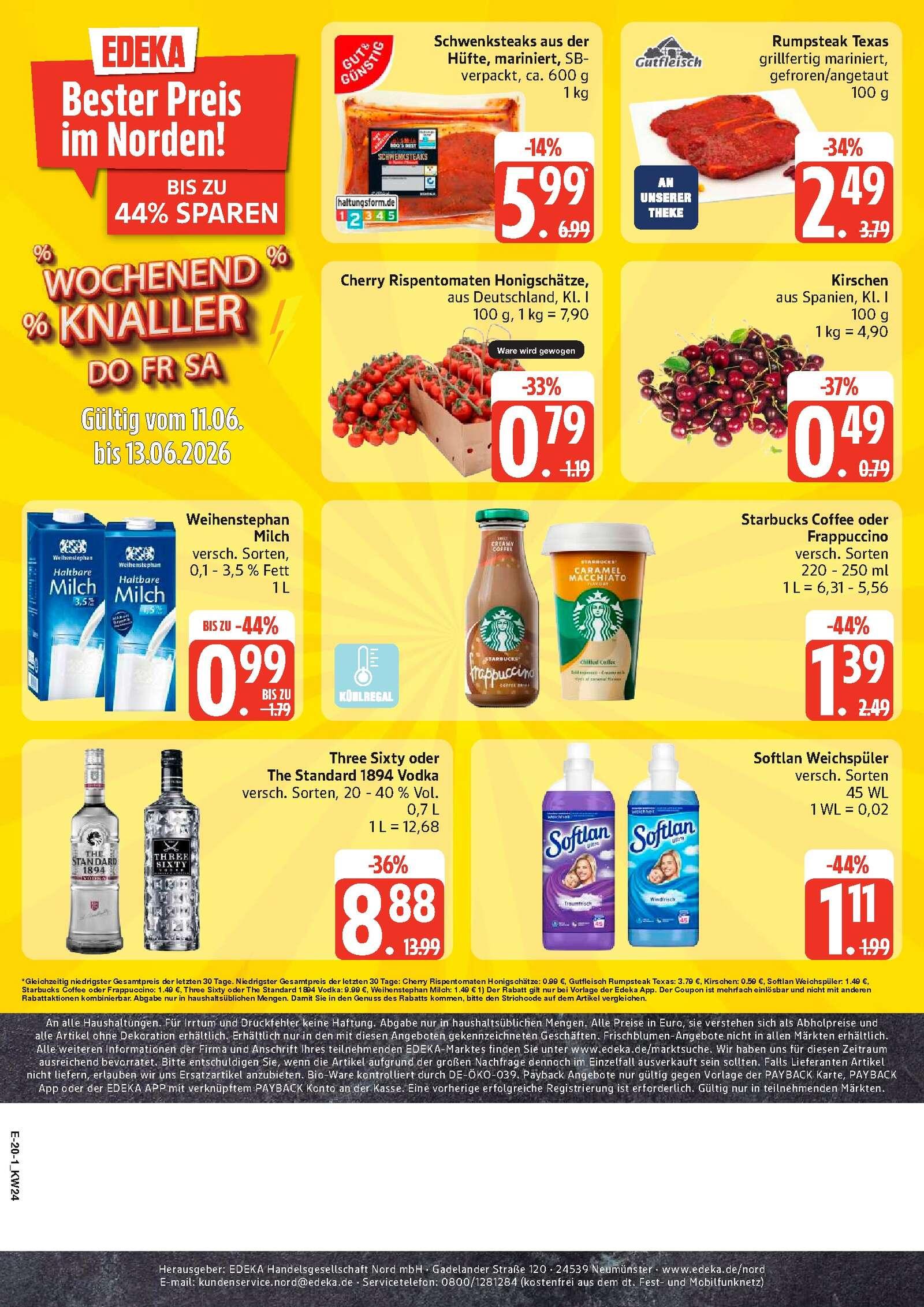 Edeka Prospekt ab Montag - Schleswig - Holstein Seite 26